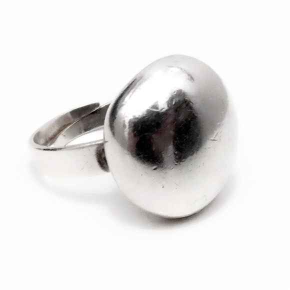 Vintage Bengt Hallberg Swedish MCM Sterling Silver Ring - Picture 2 of 8